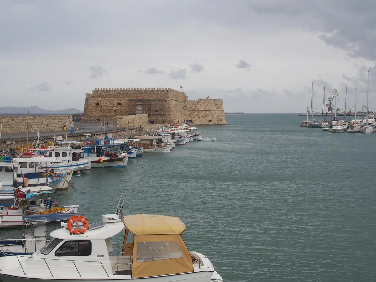 The Venetian Koules fortress guarding Heraklion's old harbour, a things to do in Crete sight
